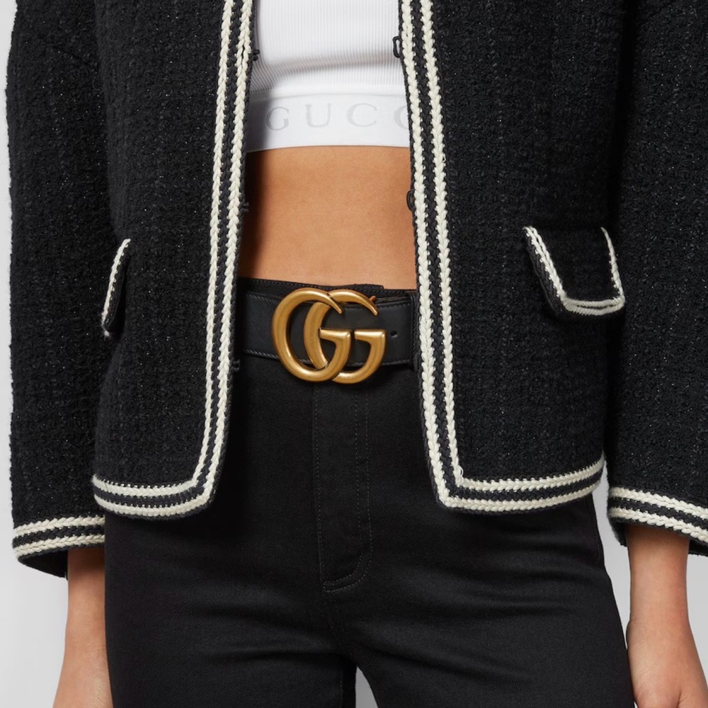 Gucci GG Marmont wide belt size 80 - Picture 3 of 5
